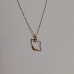 Load image into Gallery viewer, Iran Map Necklace 100