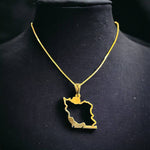 Load image into Gallery viewer, Iran Map Necklace 100