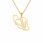 Load image into Gallery viewer, Iran map necklace