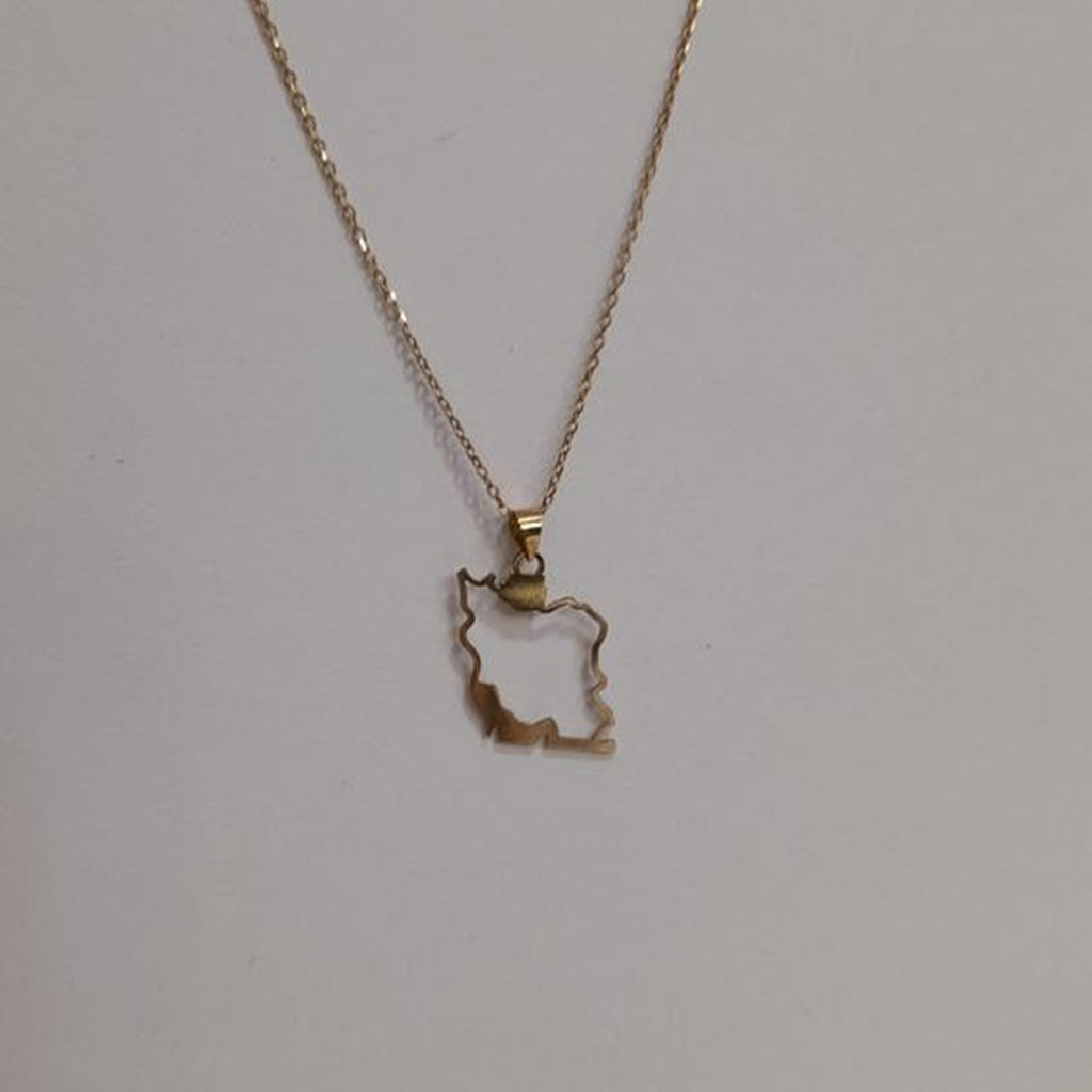 Iran Map Necklace 100