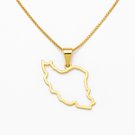 Load image into Gallery viewer, Iran Map Necklace 100
