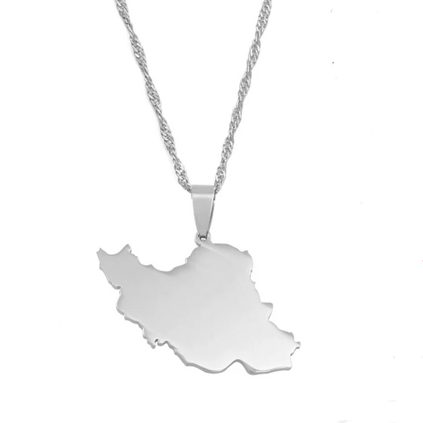IRAN MAP Pendant